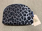 Brand New Italian Shop Pouch Leopard Print Cosmetic Pouch Fabric