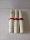 Vtg Antique Candlepin Bowling Pin 16    Red Stripe Hit Mark  Sold Individually 