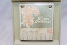 Vintage 1983  Enjoy Coke Sign Calendar New Old Stock Happy Holidays    lr