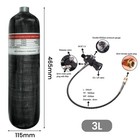 Tuxing Pcp Air Tank 4500psi 3l 183ci Carbon Fiber Hpa Tank With Filling Station