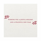 Papyrus Happy Holidays Cards Boxed 20 Watercolor Floral Gold Foil Red Envelopes
