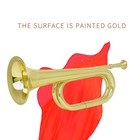 C Tone Adjustable Mouth Instrument Thickened Brass Tube Bugle With Mouthpiece