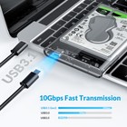 Orico 2 5   Hard Drive Enclosure Type-c 10gbps Hdd Enclosure For Seagate Samsung