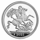 2025 Royal Mint Proof Sovereign W  Shield Privy  999 Silver Coin W  Ogp   Coa