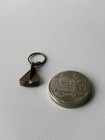 Vintage Copenhagen Cowboys On Fence Metal Snuff Can Lid   Lid Cutter Collectible