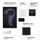 Lelo Enigma Double Sonic Female Stimulation Massager Cyber Purple