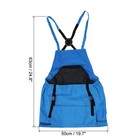 Adjustable Gardening Aprons Cross Back Harvesting Aprons With Pocket  Blue