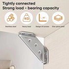 Lot Angle Corner Bracket Corner Brace Triangular Corner Connector For Furniture