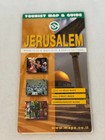Vtg Jerusalem Tourist Map Guide Fold Out City Plan Israel Travel Map