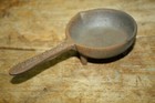 Cast Iron Frying Pan Skillet Bullet Mold Smelting Pot Vintage Style Western 