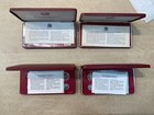 1977 79 80 81 Malta Coins Set Of 4 Proof Coins Franklin Mint Extremely Rare