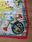 Pure Silk Vintage 31 X 33-inch Alaska Souvenir Pictural Scarf