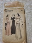 Enchanting 1940s Butterick Evening Gown Sewing Pattern 4224 Sz 12 B 30 Complete