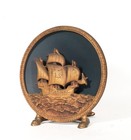 Tiny  Scarce 1925 Tower  small Ship  Cone Radio Speaker   Just 12   High   Works