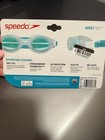 New  Speedo Adult Boomerang Swim Goggles Pink Anti Fog uv Protection flex Fit