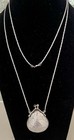 Excellent Judith Leiber Trinket Pill Box Minaudi  re Necklace Pave Crystals
