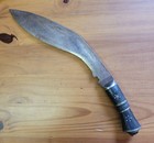 Old Vintage Unique Fixed Blade Gurkha Kukri Machete India Lion Head Knife 