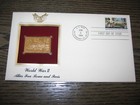 1994 Wwii Allies Free Rome And Paris Golden Replica World War Ii Stamp Cover
