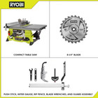 Ryobi Portable Compact Heavy Duty Table Saw 13amp 8-1 4in Diy Projects Work Shop