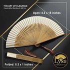 Lysa Hand Fan For Women Foldable - Portable Folding Japanese Chinese Fan - For H