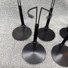 Doll Stands Set Of Six Black Metal Stands For 8-14 Inch Fashion Dolls By Kaiser
