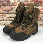Men s Rocky 7370 8  Lynx 800 Gram Insulated Brown camo Boots Size 8 W - New