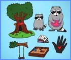 Kissing Hand Felt   Flannel Board Set 