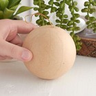 Bulk Package Of 12 Paper Mache 3-1 2  Ball Ornaments