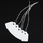 Joycraft 500pcs Price Tags With String Attached  0 6x0 95in White Paper Tag