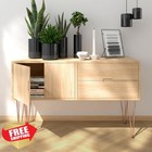 Goyugore 16  Hairpin Table Legs Set 4 Antique Copper Metal Floor Protectors