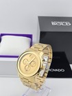 Movado Bold Men   s Chronograph Gold Stainless Steel Watch - 3600278   995 Msrp 