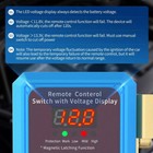 Wireless Remote 12v 240a Battery Disconnect Kill Switch Car Truck Rv Led Light