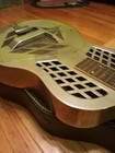 1928 National Style 1 Squareneck Tricone Resophonic Guitar-german Silver