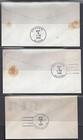 Usa 1934 - 1938 Three Alaska First Flight Covers Anchorage Fairbanks Juneau