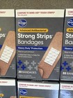 6 Boxes Of 20  120 Total  Kroger Bandages Strong Strip Antibacterial 1    X 3 25   