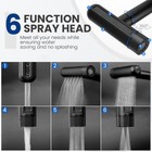 Bietor Matte Black Bathroom Faucet Pull Down Sprayer  6 Water Mode  Single