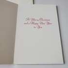 Vtg Christmas Card Hallmark Victorian Look Old Time Santa With Kids 