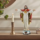 Jesus Christ Statue  12 5 Inch Jesus Statue For Home Decor Hand Panited Sacred H
