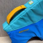 Ruffwear Float Coat Flotation Dog Life Jacket Swim Vest Size Large Blue Dusk