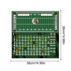 Football Dice Game Board Set  Tabletop Family Game With 3 Dice