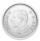 Canada 2025  King Charles Iii  5 Cent Coin  Nickel  From First Strike Roll  Bu