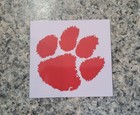 Clemson Tigers Vintage Logo - Die Cut Laminated Vinyl Sticker decal