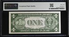 1935-b  1 Silver Certificate     Pmg Unc 64-epq     Fr-1611 Note Hd Block F   trusted   