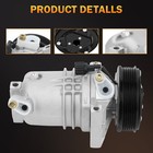 A c Ac Compressor W  Clutch For 2007-2011 2012 Nissan Versa 1 8l 92600cj63a
