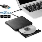 Slim External Usb 3 0 Cd Dvd Rw Rom Writer Drive Burner Reader Player Pc Laptop