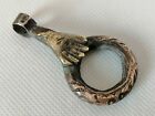 Very Stunning Rare Extremely Ancient Viking Bronze Amulet Artifact Authentic