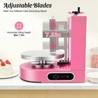 Adjustable Cake Cream Spreading Machine Cake Decorating Machine W lcd Display