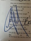 Oasis Cast No Shadow Song Sheet Signed By Liam Noel Bonehead Guigsy And Alan