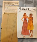 Butterick 4867 Back Wrap Sundress Sz 10 B32 5  Ff Sewing Pattern Vintage 1977
