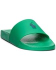 Green Polo Slides Designer Sandals Size 10